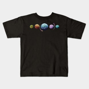 Astroneer Planets Kids T-Shirt